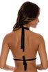 Luli Fama Luli Cheetah Triangle Halter Top